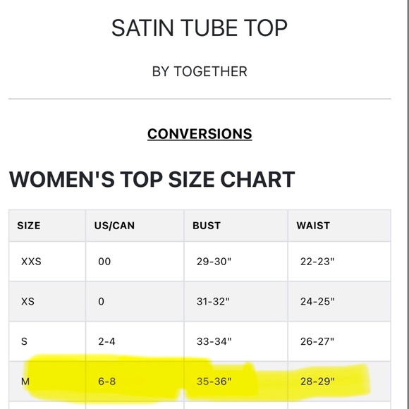 By Together Satin Strapless Tube Top Dusty Rose Mauve, Size Medium, NWT - Picture 12 of 12